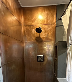 COPPER SHOWER CO. COPPER SHOWER SURROUND SYSTEM