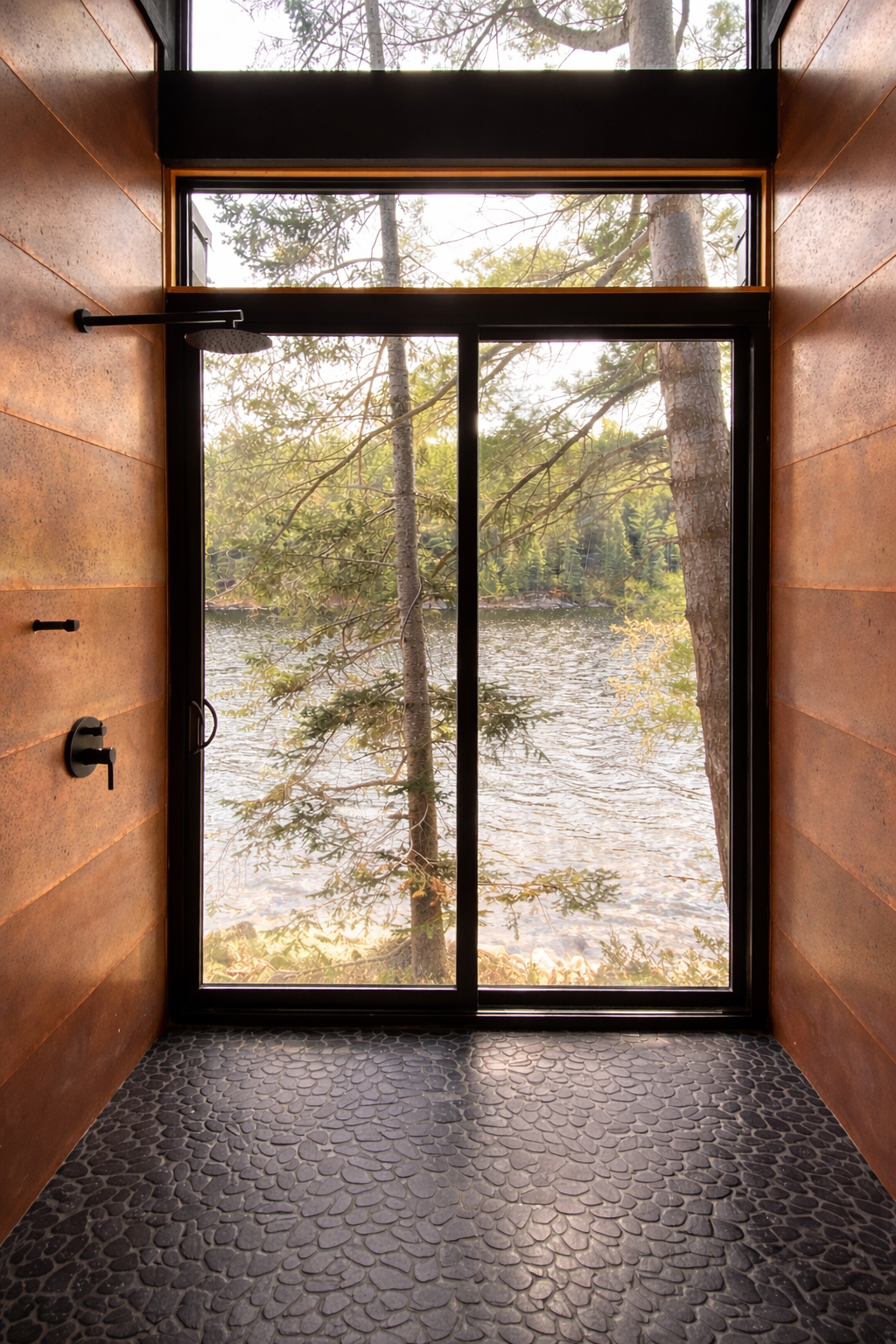 COPPER SHOWER CO. COPPER SHOWER SURROUND SYSTEM