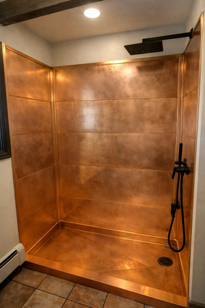 COPPER SHOWER CO. COPPER SHOWER SURROUND SYSTEM
