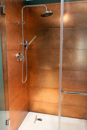 Copper Shower Co. Custom Copper Shower Surround | Award-Winning Bathroom Design