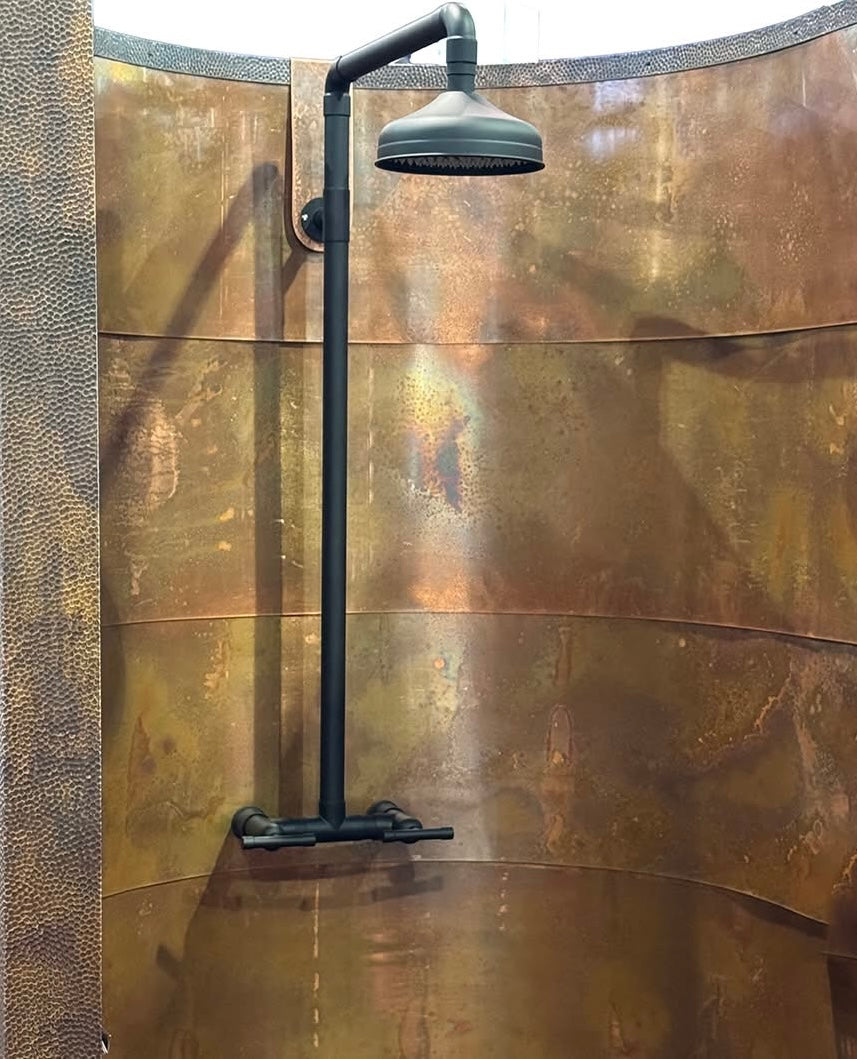 "U" SHAPED ROUND INDOOR OR OUTDOOR SHOWERS KITS