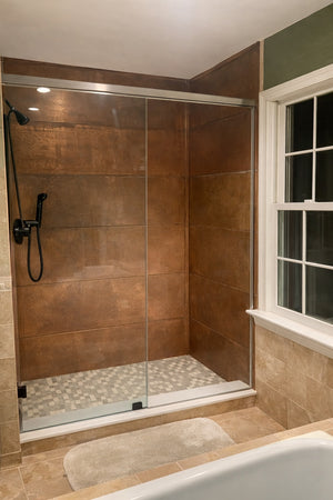 Copper Shower Co. Custom Copper Shower Surround | Award-Winning Modular Bathroom Design