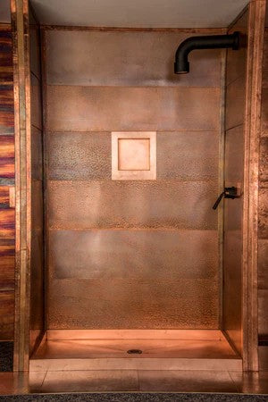 COPPER SHOWER CO. COPPER SHOWER SURROUND SYSTEM
