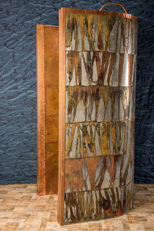 Copper Shower Co. Open Curve Copper Shower System | Indoor or Outdoor